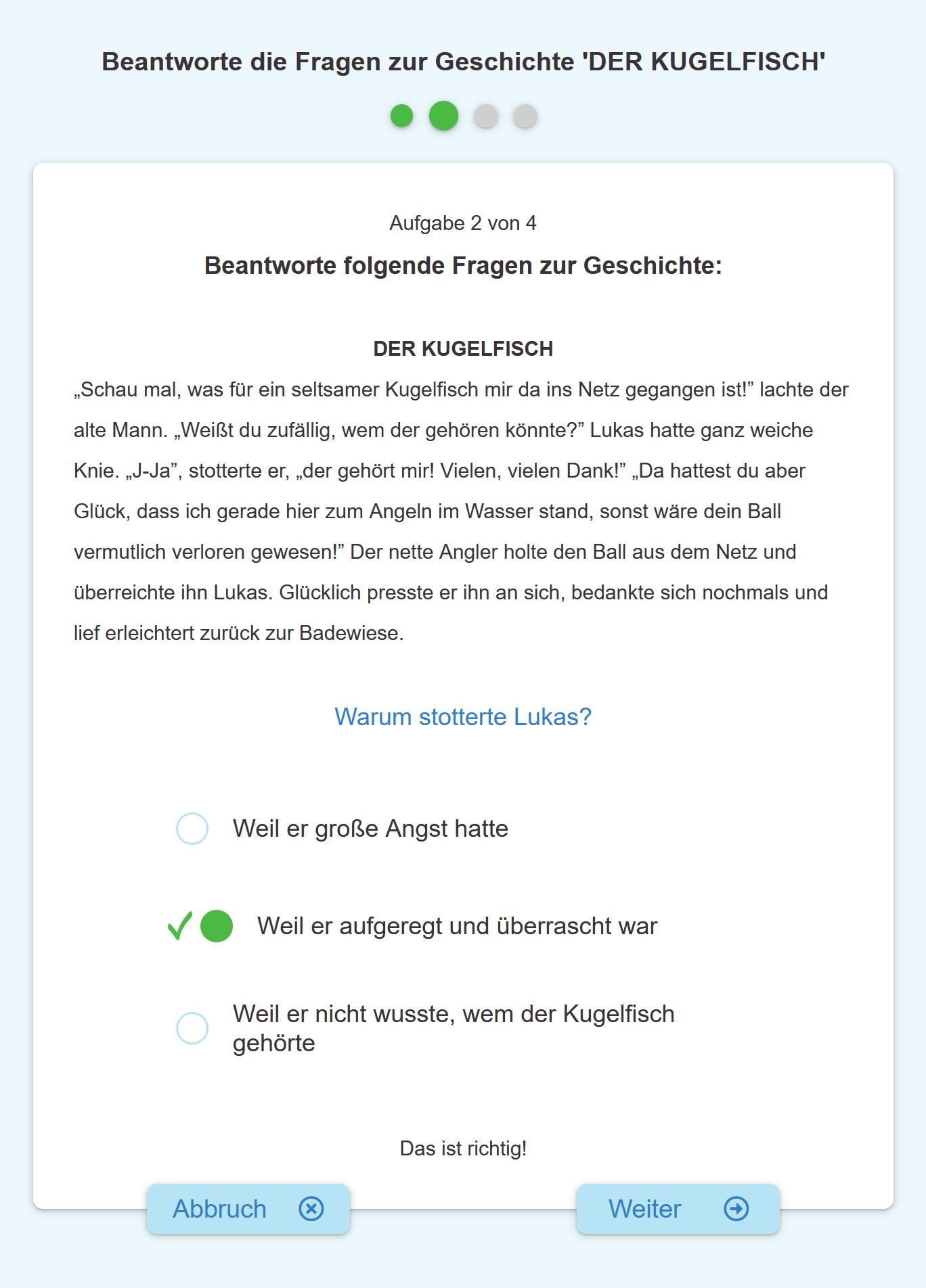 Screenshot LernMax Deutsch