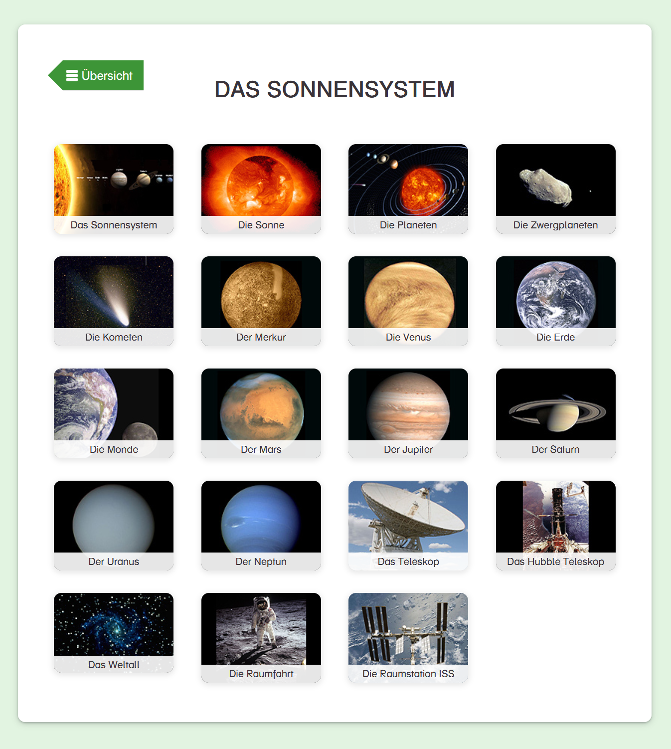 Screenshot LernMax Sachunterricht